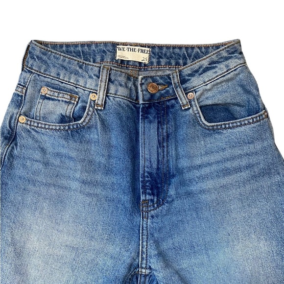 Free People We The Free The Pacifica High Rise Slim Straight Leg Jeans - Picture 6 of 8